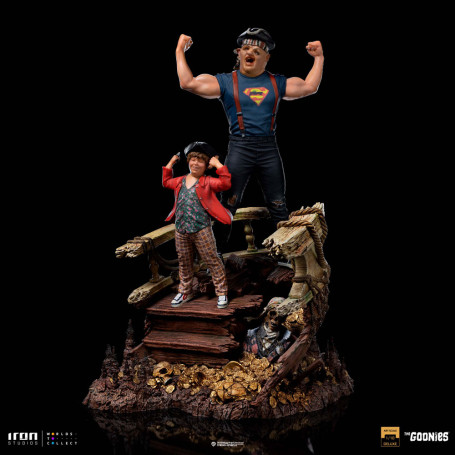 Iron Studios - Sloth and Chunk 1/10 The Goonies Deluxe Art Scale - Cinoque et Choco