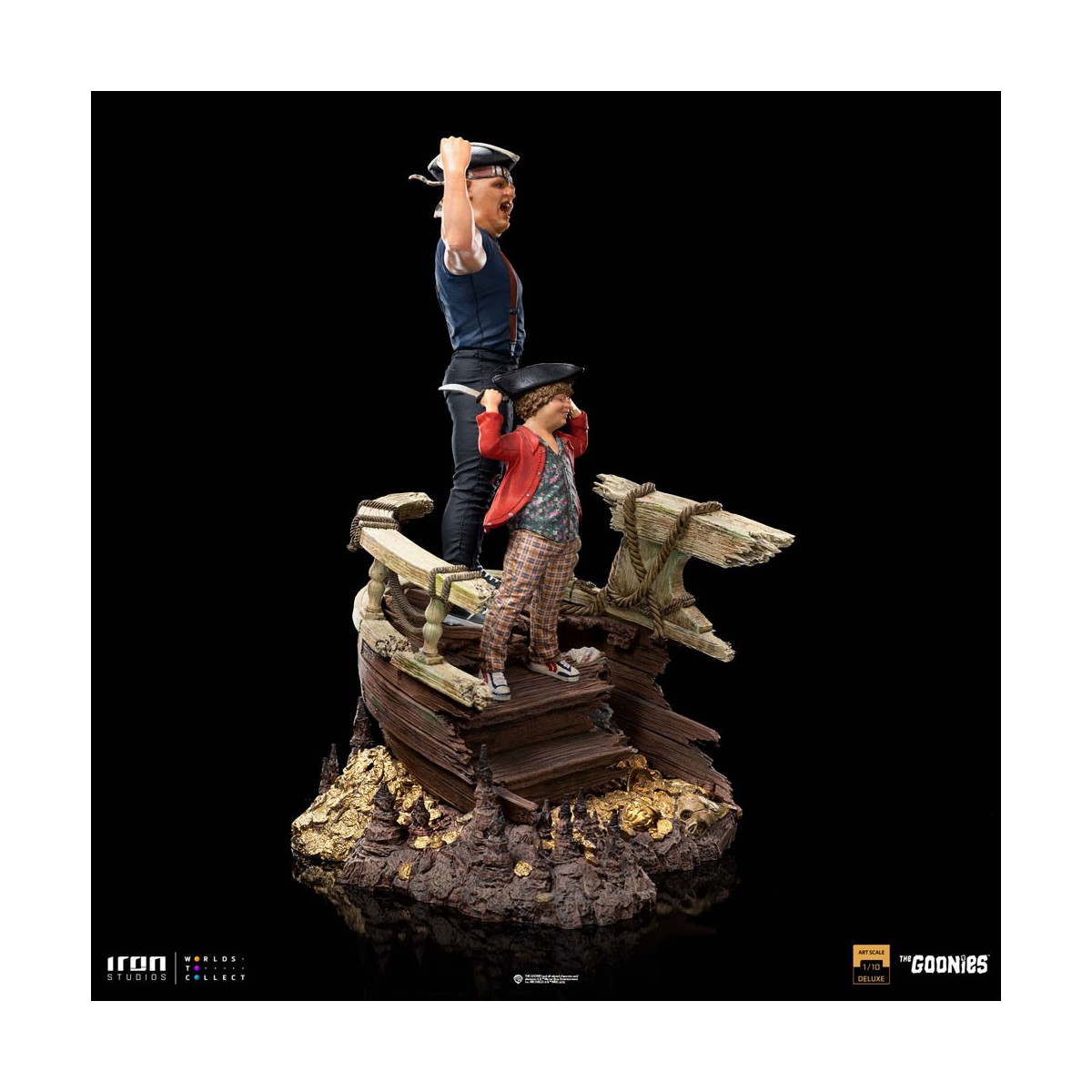 Iron Studios - Sloth and Chunk 1/10 The Goonies Deluxe Art Scale - Cinoque et Choco