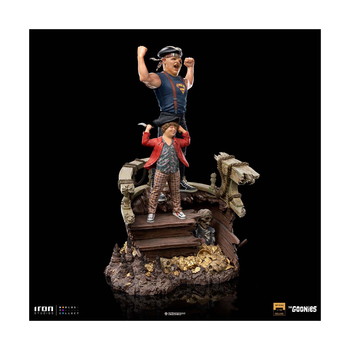 Iron Studios - Sloth and Chunk 1/10 The Goonies Deluxe Art Scale - Cinoque et Choco