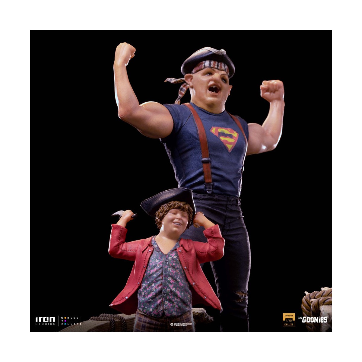Iron Studios - Sloth and Chunk 1/10 The Goonies Deluxe Art Scale - Cinoque et Choco