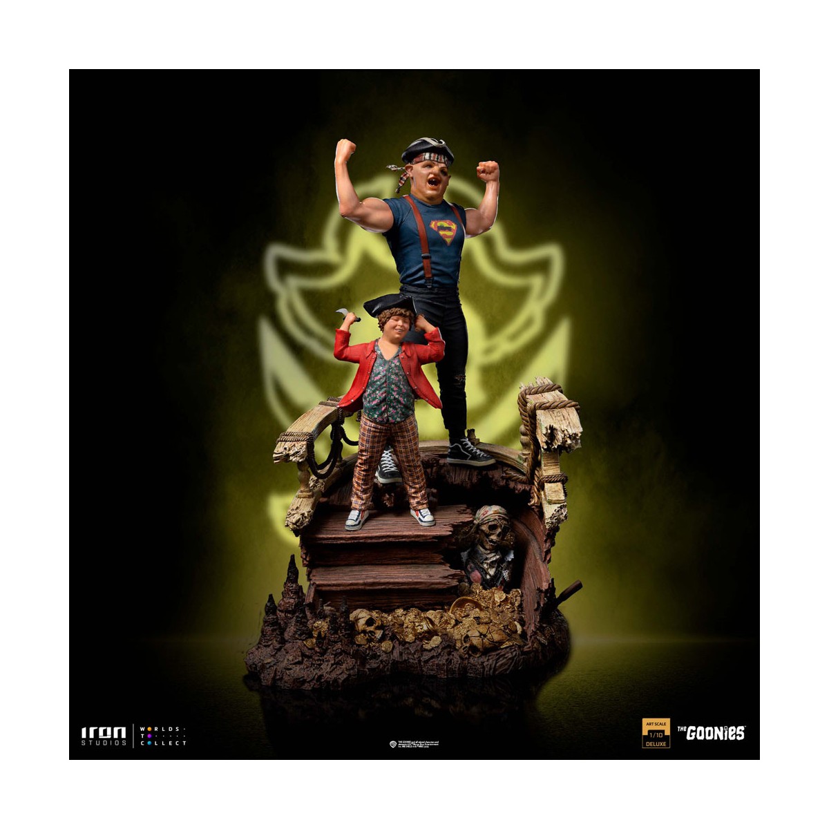 Iron Studios - Sloth and Chunk 1/10 The Goonies Deluxe Art Scale - Cinoque et Choco