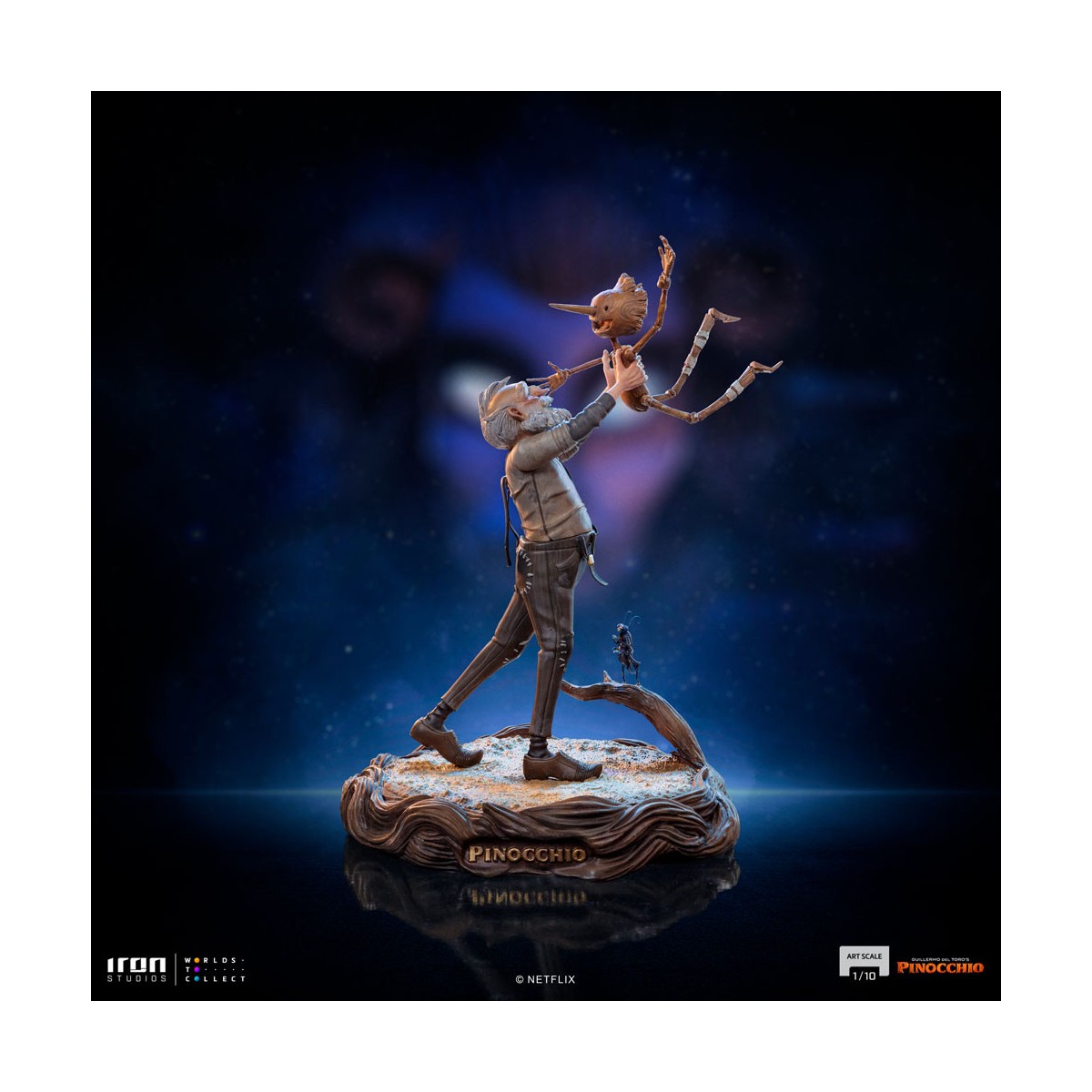 Iron Studios - Gepeto & Pinocchio BDS Art Scale 1/10 - Guillermo del Toro's Pinocchio