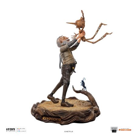 Iron Studios - Gepeto & Pinocchio BDS Art Scale 1/10 - Guillermo del Toro's Pinocchio