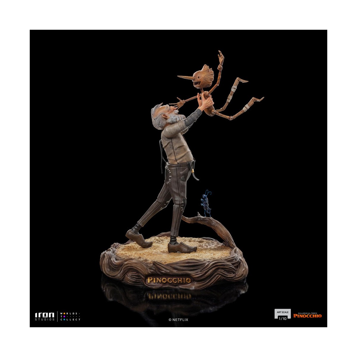 Iron Studios - Gepeto & Pinocchio BDS Art Scale 1/10 - Guillermo del Toro's Pinocchio