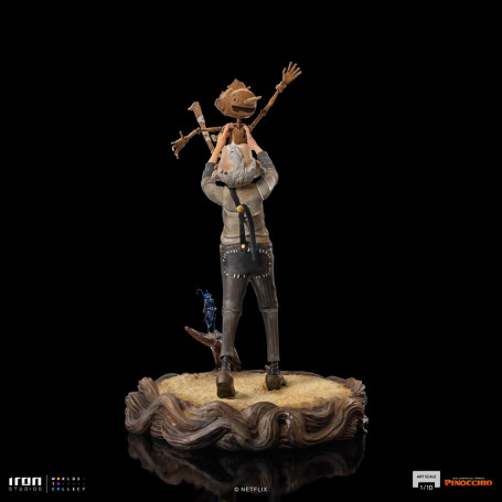 Iron Studios - Gepeto & Pinocchio BDS Art Scale 1/10 - Guillermo del Toro's Pinocchio