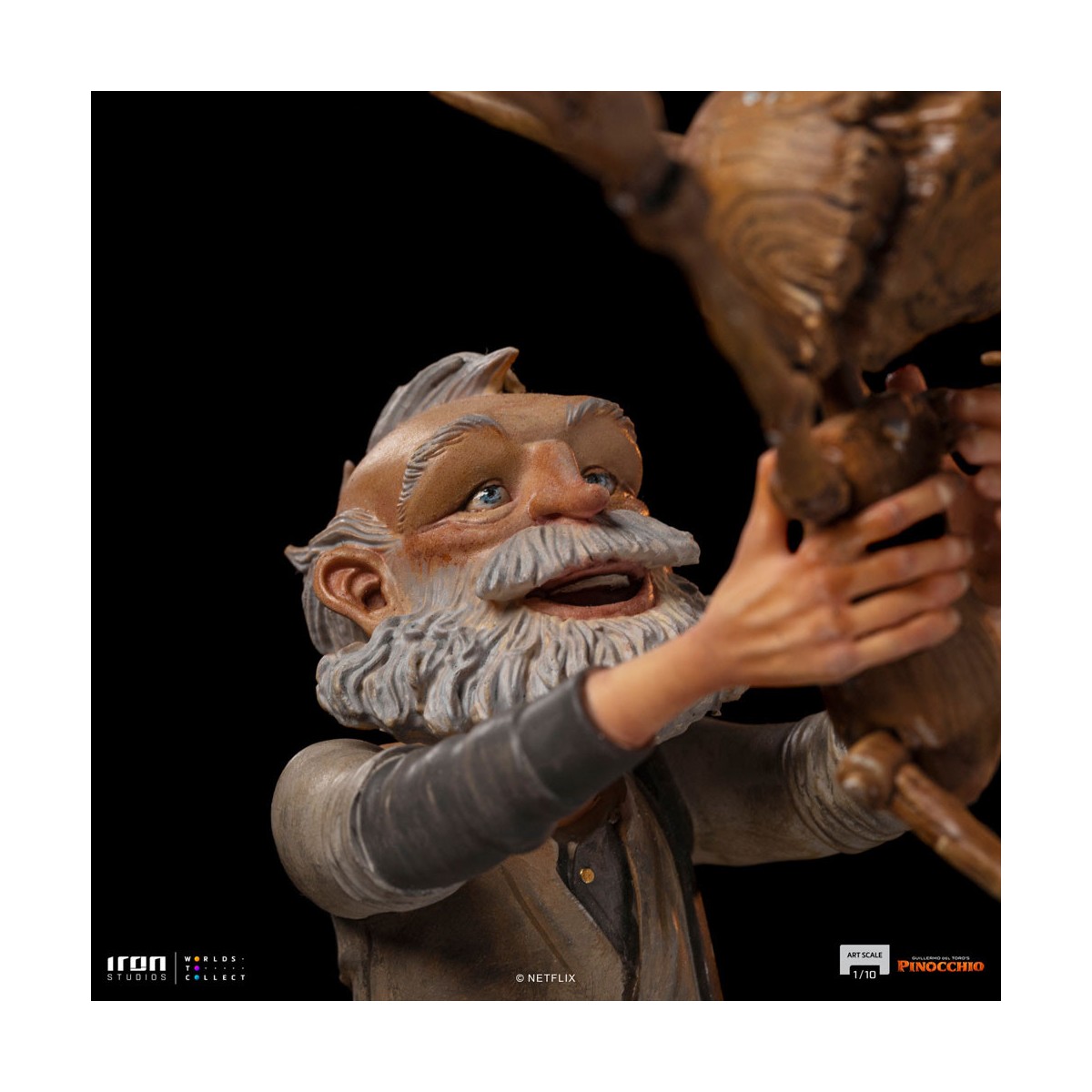 Iron Studios - Gepeto & Pinocchio BDS Art Scale 1/10 - Guillermo del Toro's Pinocchio