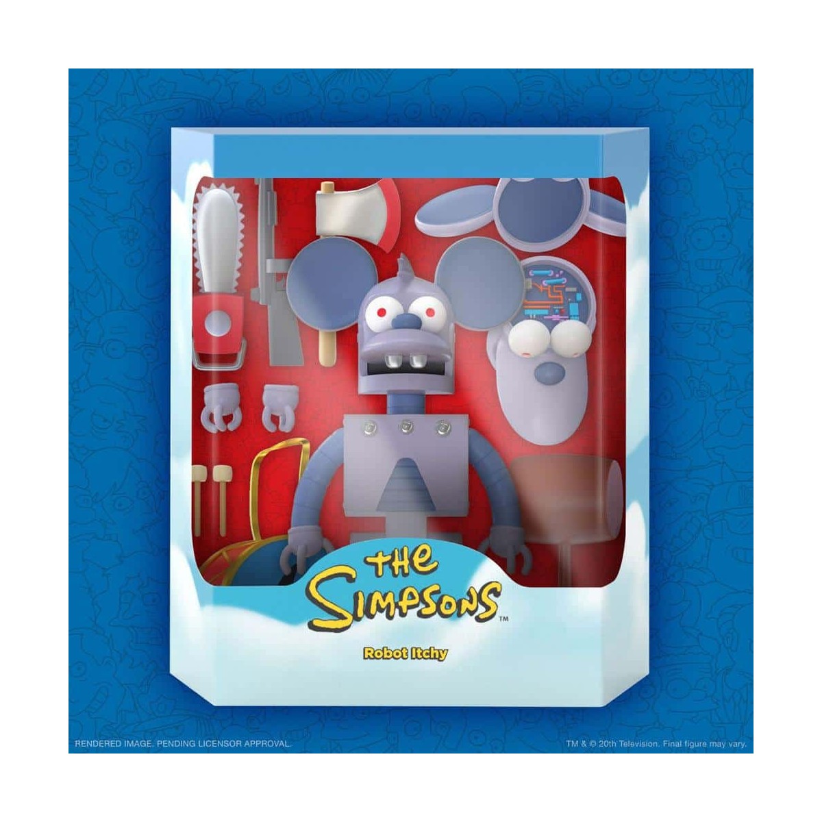 Super 7 - Die Simpsons - Ultimates Roboter Itchy Die Simpsons