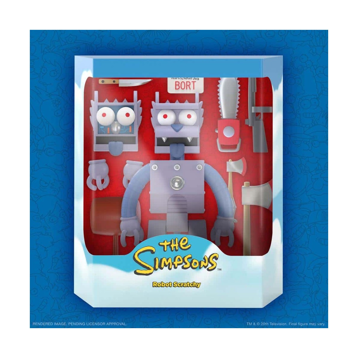 Super 7 - Die Simpsons - Ultimates Roboter Scratchy Die Simpsons
