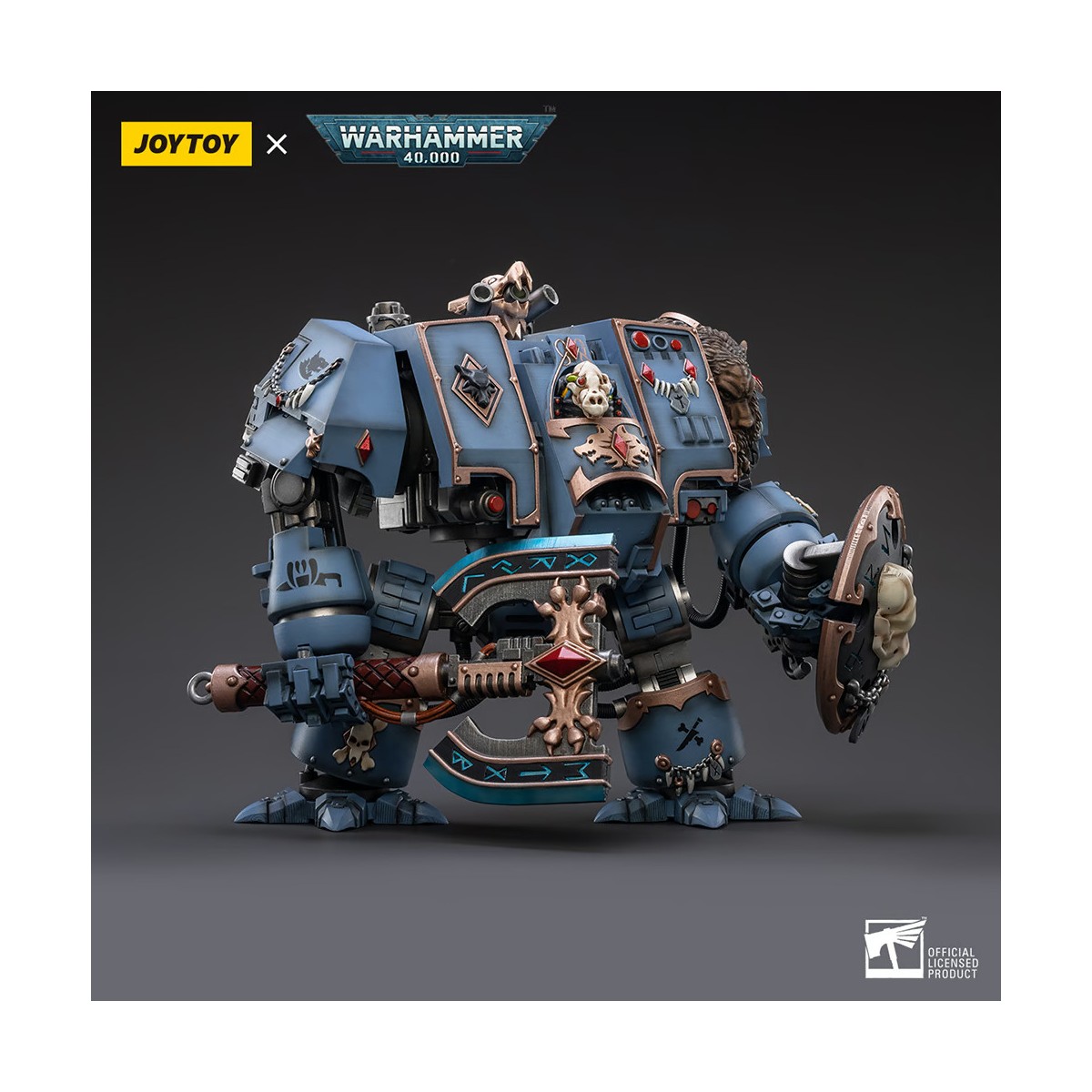 JoyToy - Space Wolves - Venerable Dreadnought Brother Hvor 1/18 - Warhammer 40K