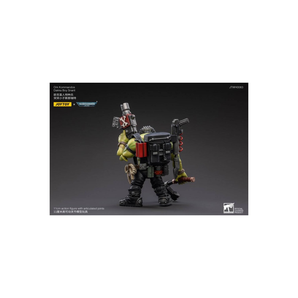 JoyToy Ork Kommandos - Dakka Boy Snarit 1/18 - Warhammer 40K