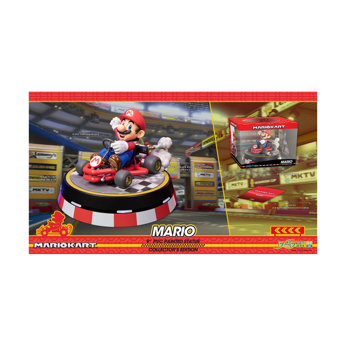 First 4 Figures - Mario Kart - MARIO Collector's Edition PVC Statue