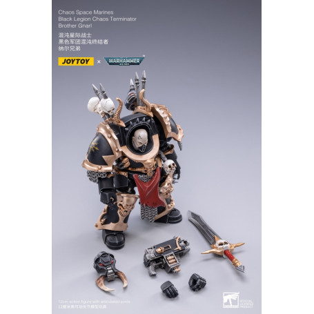 JoyToy Ultramarines - Black Legion - Brother Gnarl 1/18 - Warhammer 40K