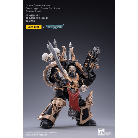 JoyToy Ultramarines - Black Legion - Brother Gnarl 1/18 - Warhammer 40K