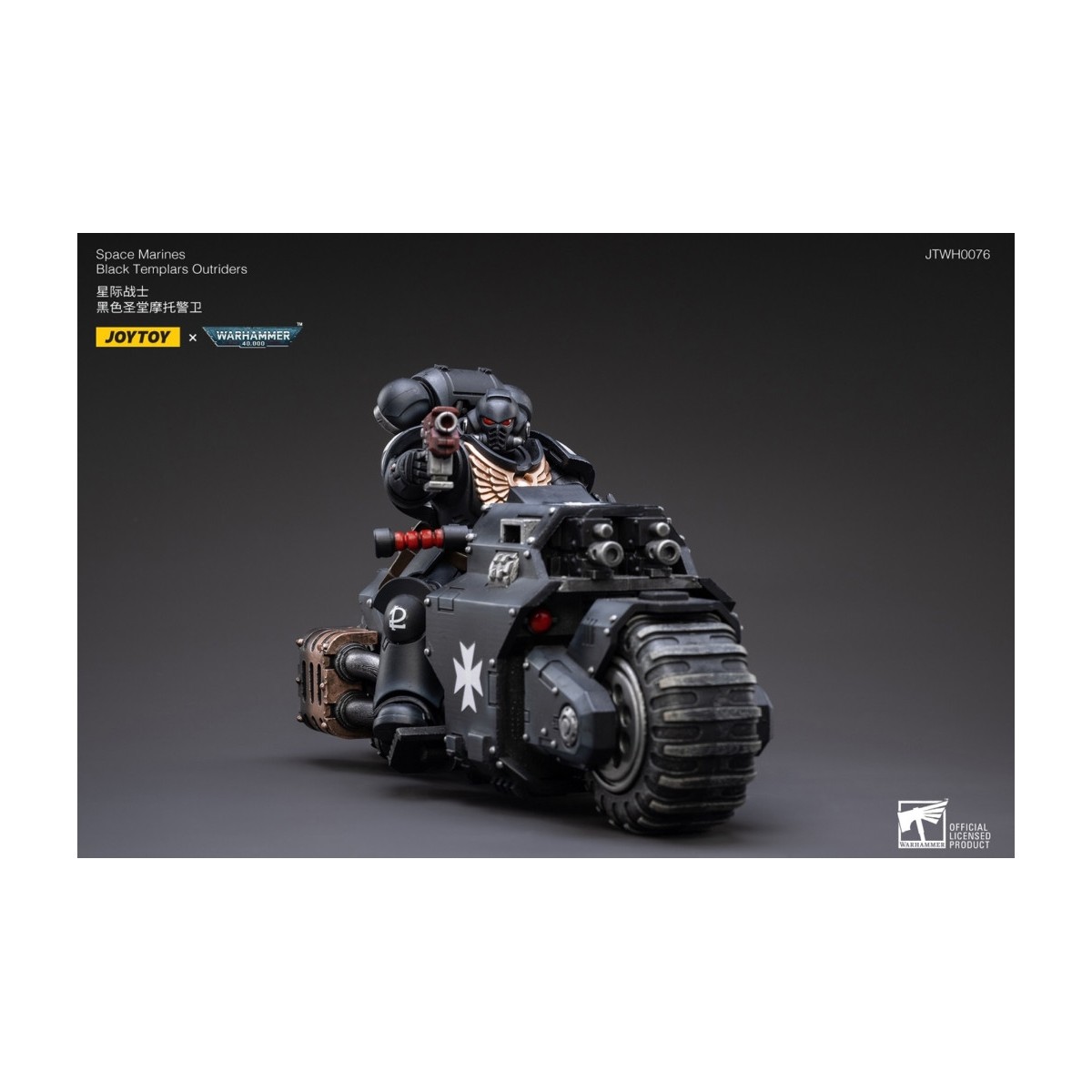 JoyToy Space Marines - Black Templar - Outriders 1/18 - Warhammer 40K