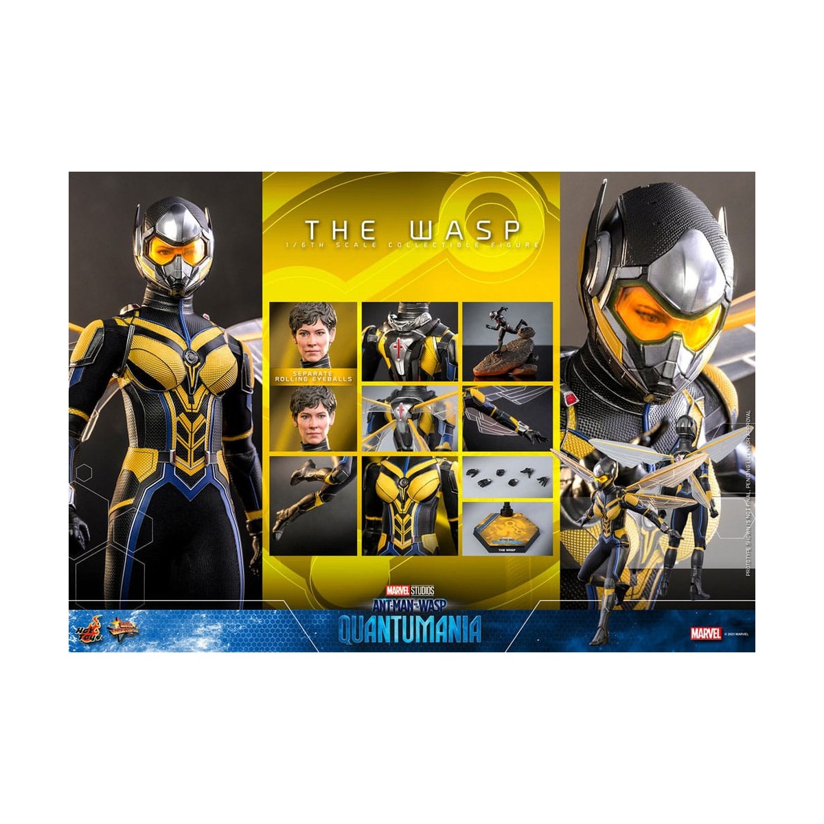 Hot Toys Movie Masterpiece 1/6 The Wasp - AntMan & The Wasp: Quantumania