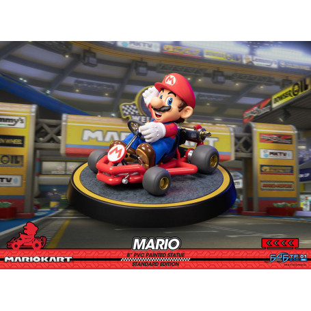 First 4 Figures - Mario Kart - MARIO Standard Edition PVC Statue