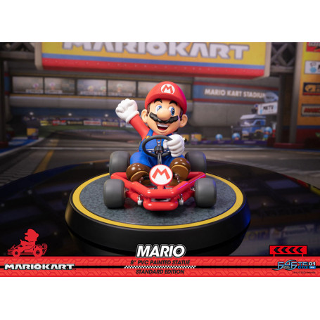 First 4 Figures - Mario Kart - MARIO Standard Edition PVC Statue