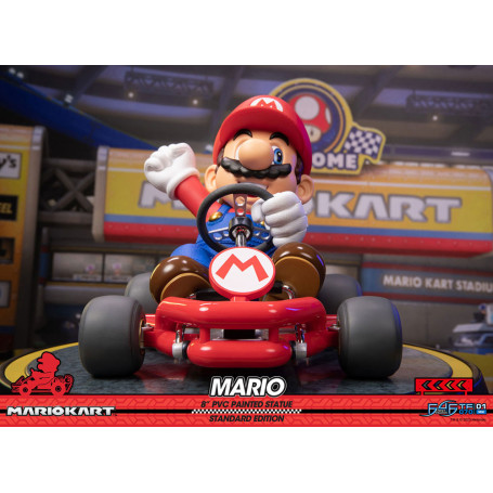 First 4 Figures - Mario Kart - MARIO Standard Edition PVC Statue