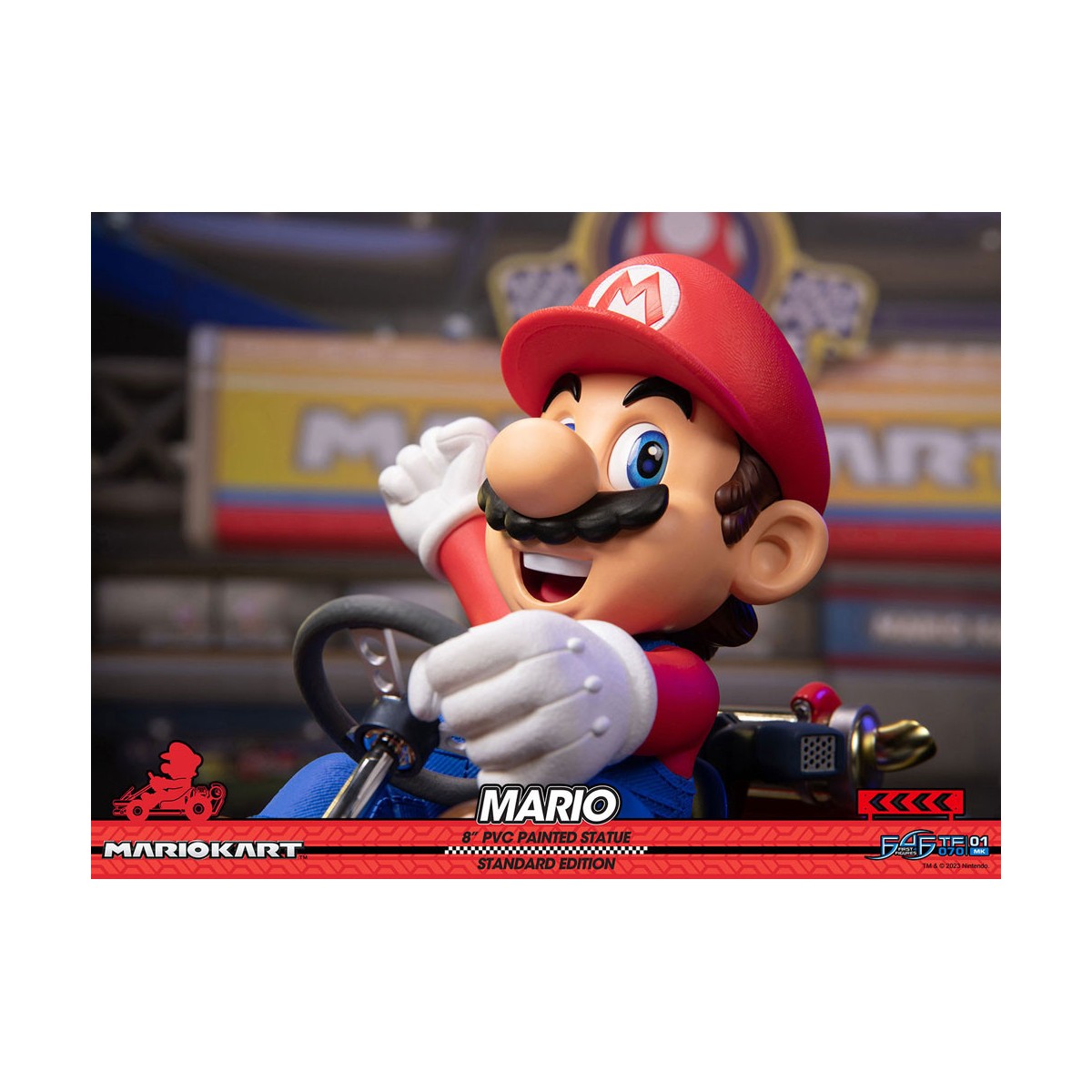 First 4 Figures - Mario Kart - MARIO Standard Edition PVC Statue