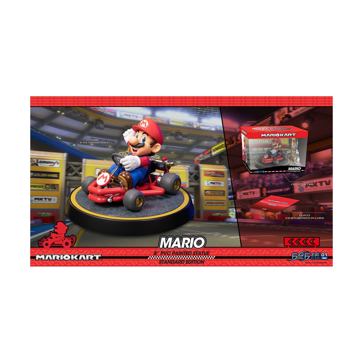 First 4 Figures - Mario Kart - MARIO Standard Edition PVC Statue
