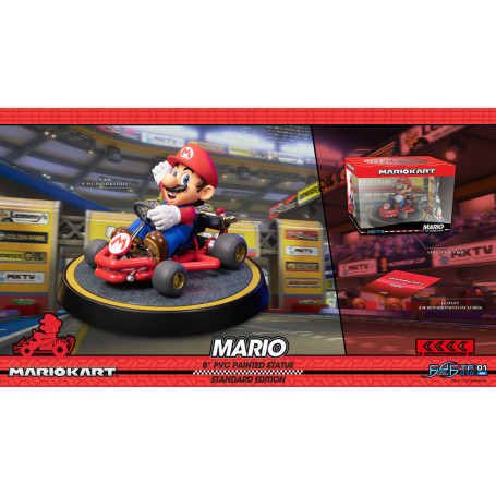 First 4 Figures - Mario Kart - MARIO Standard Edition PVC Statue