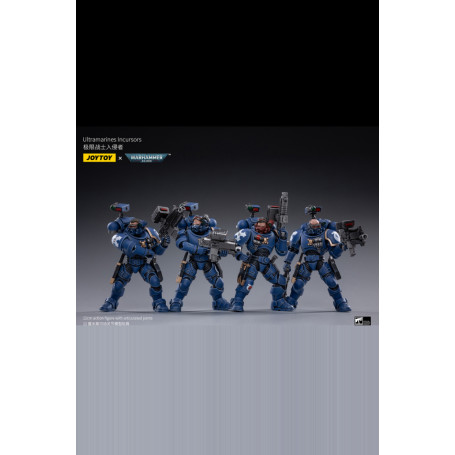 JoyToy - Ultramarines - 4er Pack Ultramarines Incursors Figuren 1/18 - Warhammer 40K
