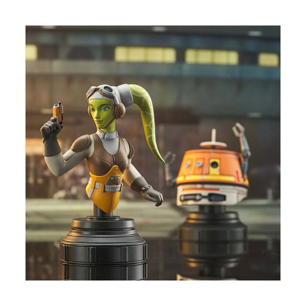 Gentle Giant - Hera & Chopper - 2er-Pack 1/6 Star Wars: Rebels Büsten