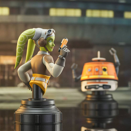 Gentle Giant - Hera & Chopper - 2er-Pack 1/6 Star Wars: Rebels Büsten