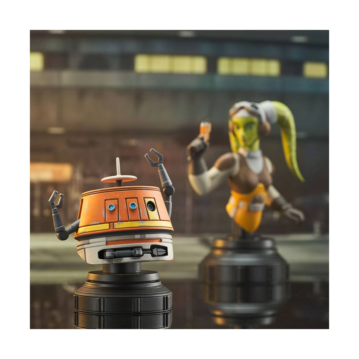 Gentle Giant - Hera & Chopper - 2er-Pack 1/6 Star Wars: Rebels Büsten