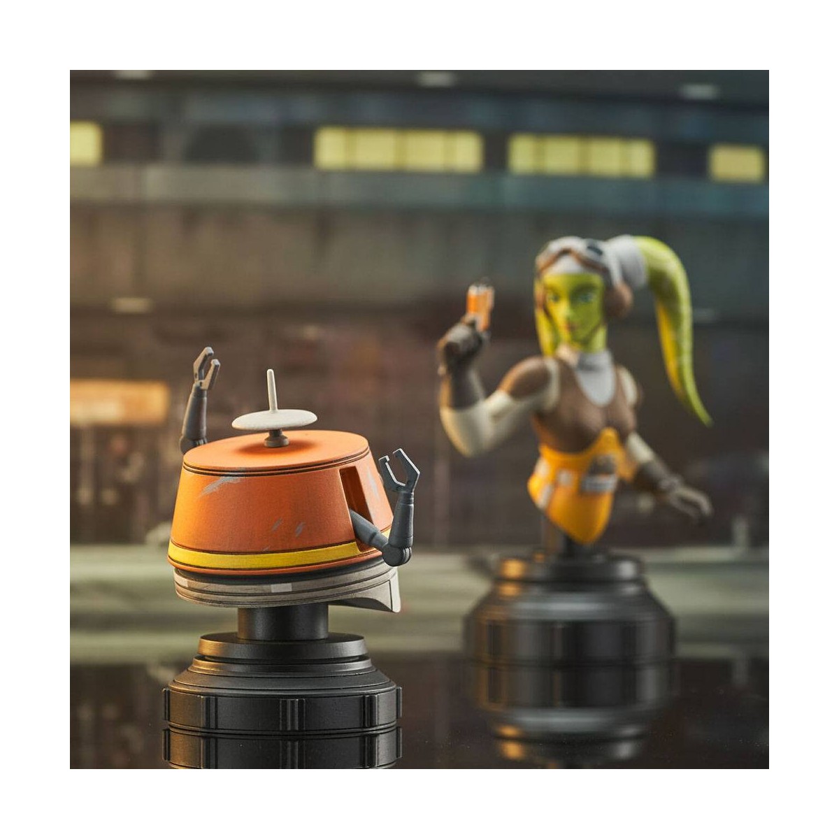 Gentle Giant - Hera & Chopper - 2er-Pack 1/6 Star Wars: Rebels Büsten