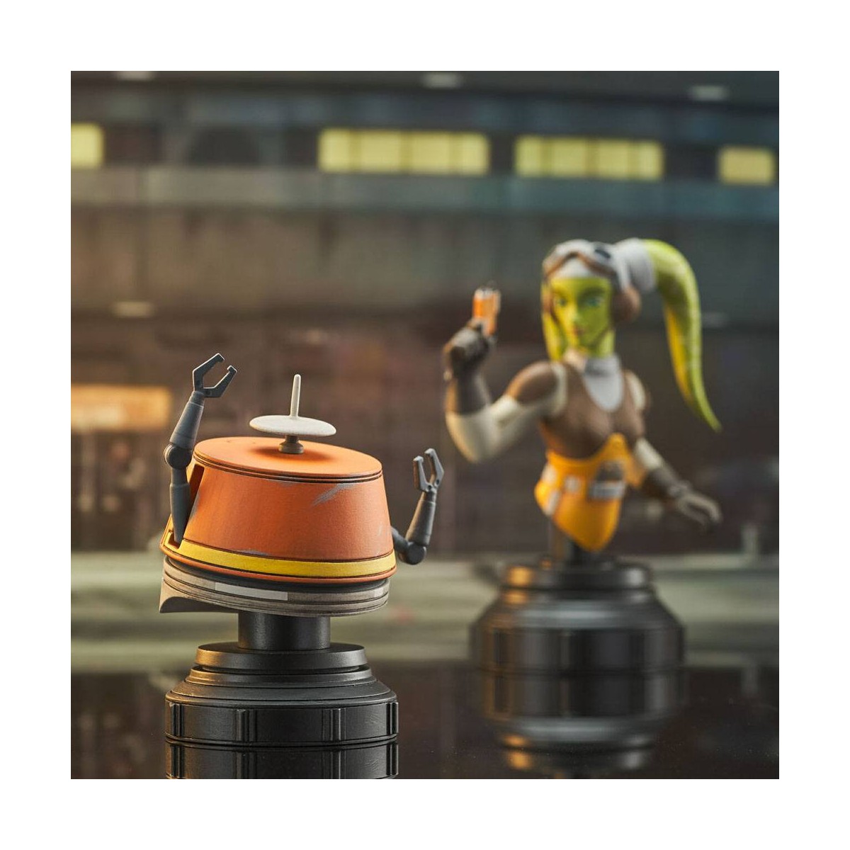 Gentle Giant - Hera & Chopper - 2er-Pack 1/6 Star Wars: Rebels Büsten