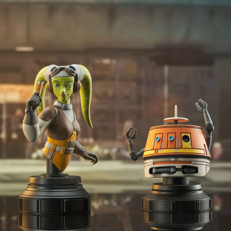 Gentle Giant - Hera & Chopper - 2er-Pack 1/6 Star Wars: Rebels Büsten