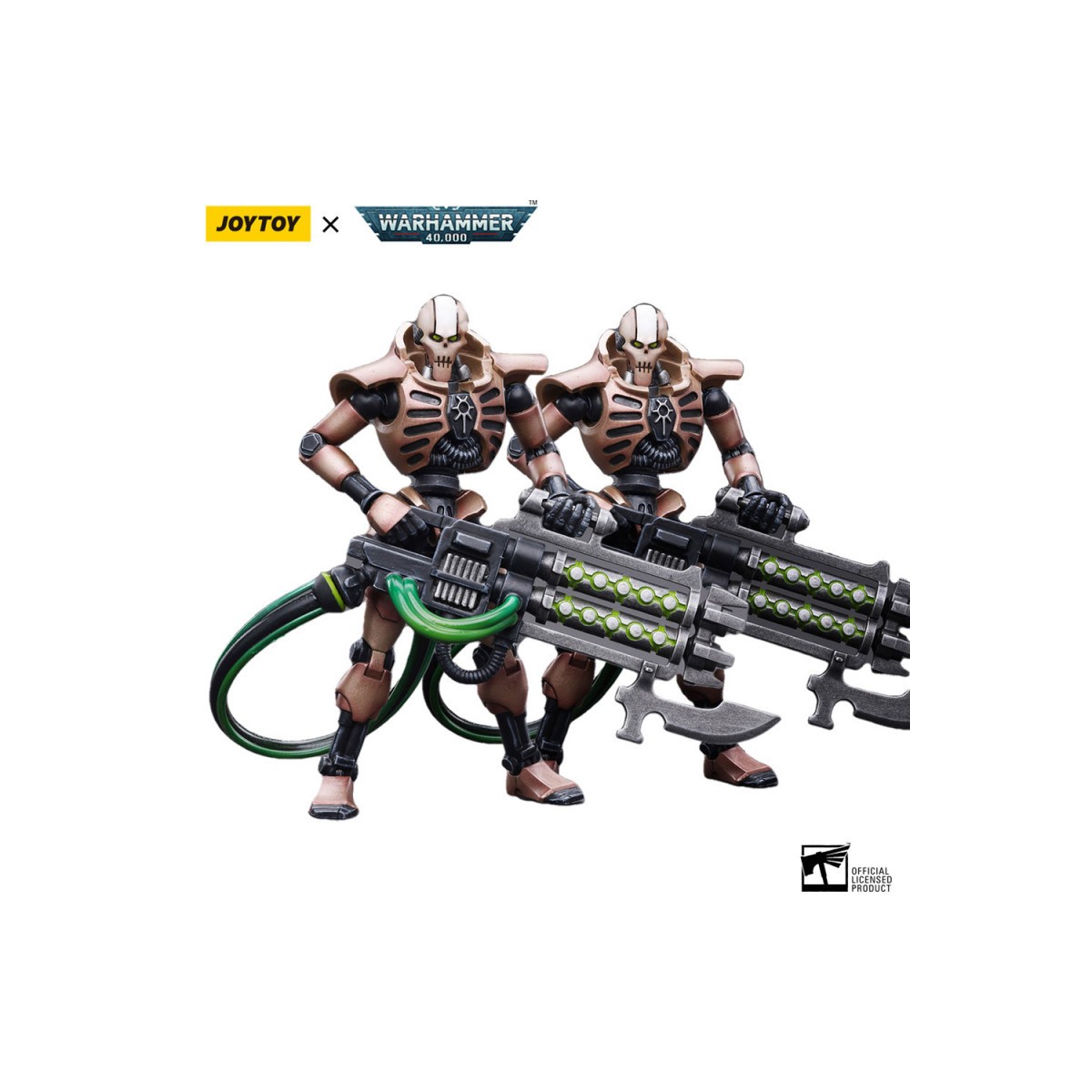 JoyToy Necrons - Packung mit 2 Figuren Necrons Szarekhan Dynasty Immortal with Gauss Blaster1/18 - Warhammer 40K