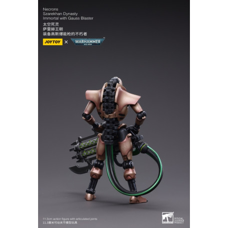 JoyToy Necrons - Packung mit 2 Figuren Necrons Szarekhan Dynasty Immortal with Gauss Blaster1/18 - Warhammer 40K