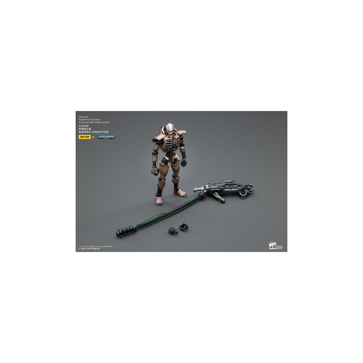 JoyToy Necrons - Pack 2 Figuren Necrons Szarekhan Dynasty Deathmark 1/18 - Warhammer 40K