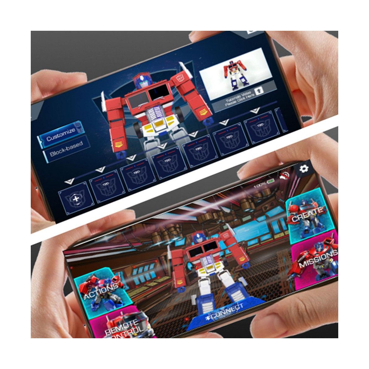 Robosen - Transformers Optimus Prime - Interaktiver selbstverwandelnder Roboter - Englische Version