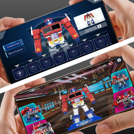 Robosen - Transformers Optimus Prime - Interaktiver selbstverwandelnder Roboter - Englische Version