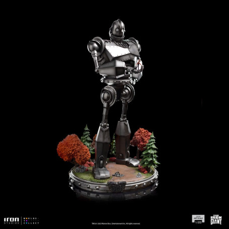 Iron Studios - Demi Art Scale 1/20 - Der eiserne Riese Statuette Iron Giant & Hogarth Hughes