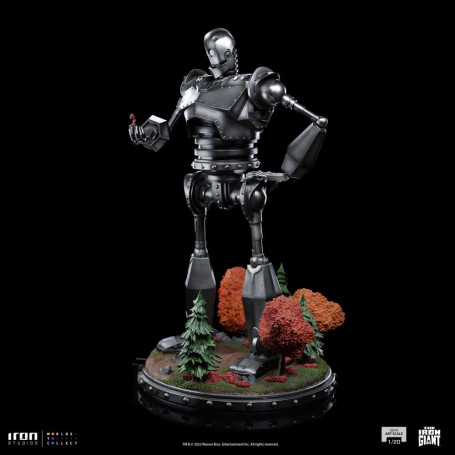 Iron Studios - Demi Art Scale 1/20 - Der eiserne Riese Statuette Iron Giant & Hogarth Hughes
