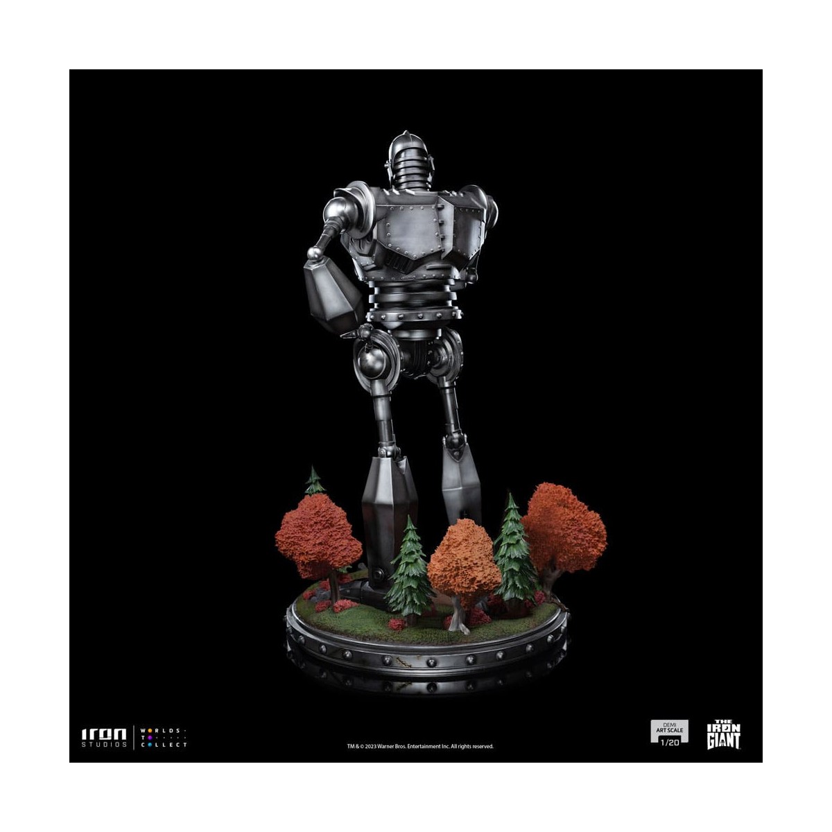 Iron Studios - Demi Art Scale 1/20 - Der eiserne Riese Statuette Iron Giant & Hogarth Hughes