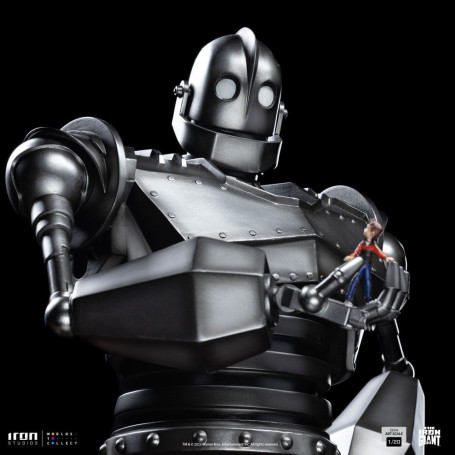 Iron Studios - Demi Art Scale 1/20 - Der eiserne Riese Statuette Iron Giant & Hogarth Hughes