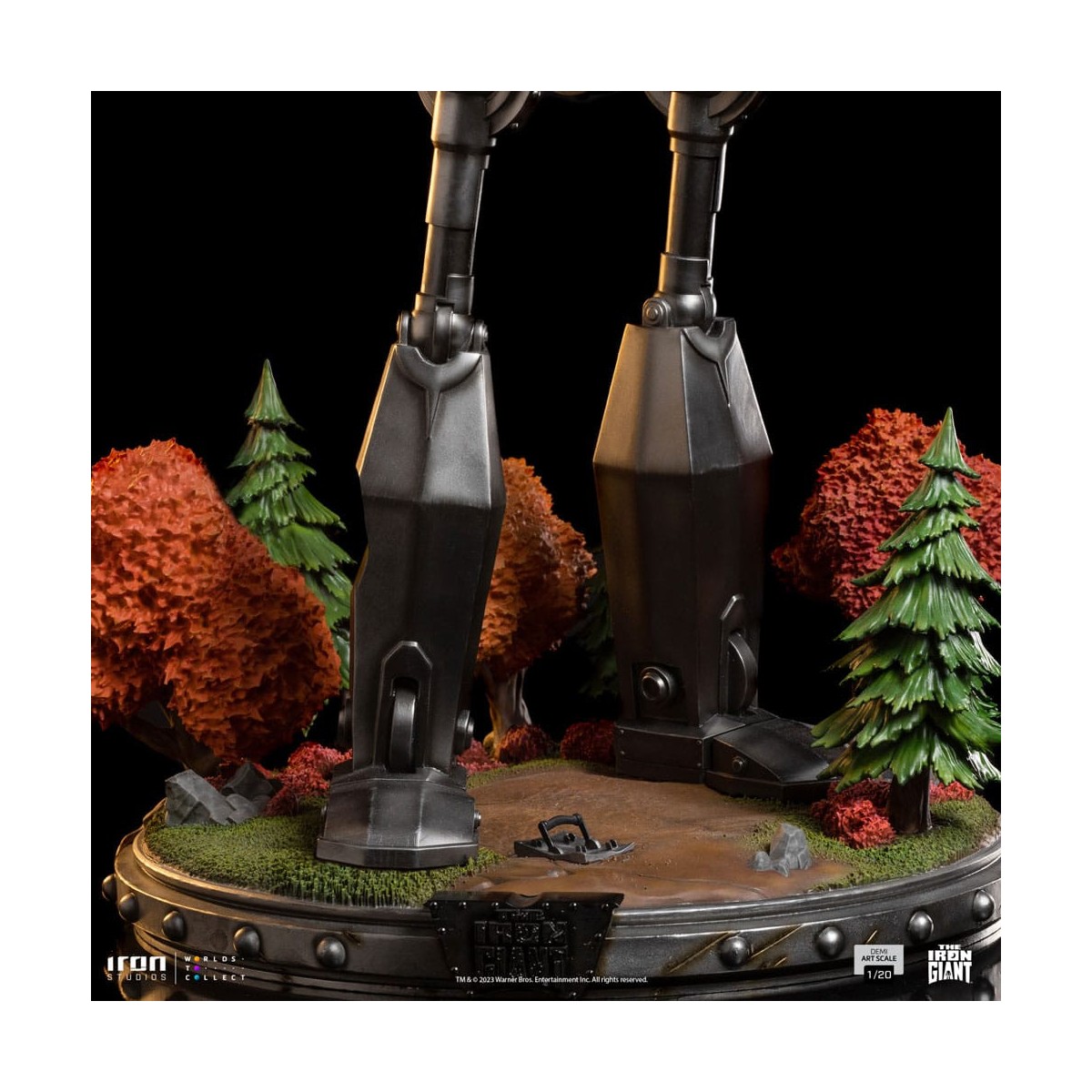 Iron Studios - Demi Art Scale 1/20 - Der eiserne Riese Statuette Iron Giant & Hogarth Hughes