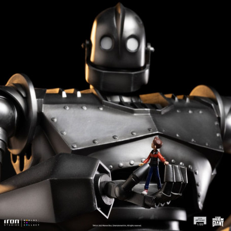 Iron Studios - Demi Art Scale 1/20 - Der eiserne Riese Statuette Iron Giant & Hogarth Hughes