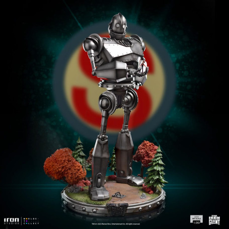 Iron Studios - Demi Art Scale 1/20 - Der eiserne Riese Statuette Iron Giant & Hogarth Hughes