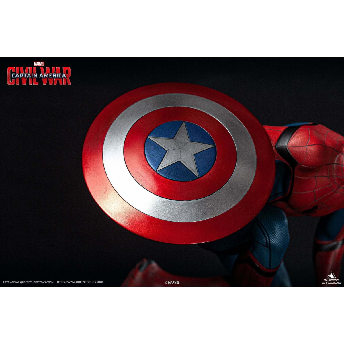 Queen Studios - Spider-Man 1/4 Statue Regular Edition - Captain America: Civil War