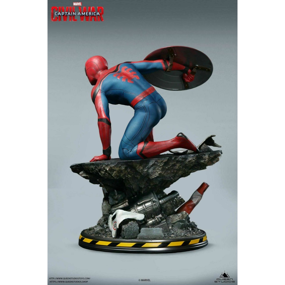 Queen Studios - Spider-Man 1/4 Statue Regular Edition - Captain America: Civil War