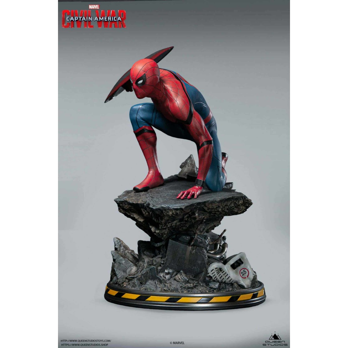 Queen Studios - Spider-Man 1/4 Statue Regular Edition - Captain America: Civil War