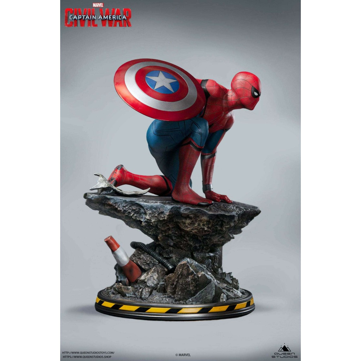Queen Studios - Spider-Man 1/4 Statue Regular Edition - Captain America: Civil War
