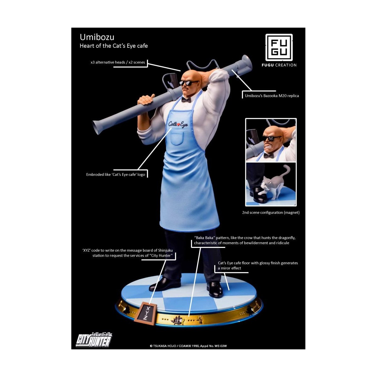 Fugu Creation - Umibozu Statue 1/6 - City Hunter - Mammut Nicky Larson