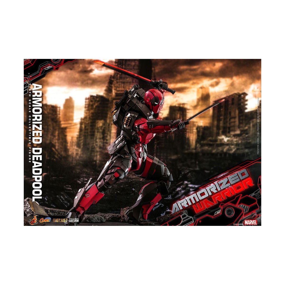 Hot Toys Marvel Armorized Warrior - Armorized Deadpool 1/6 